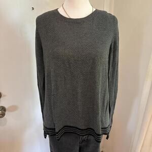 🖤 Rag & Bone Grey Textured Crew Neck Sweater (Size M)